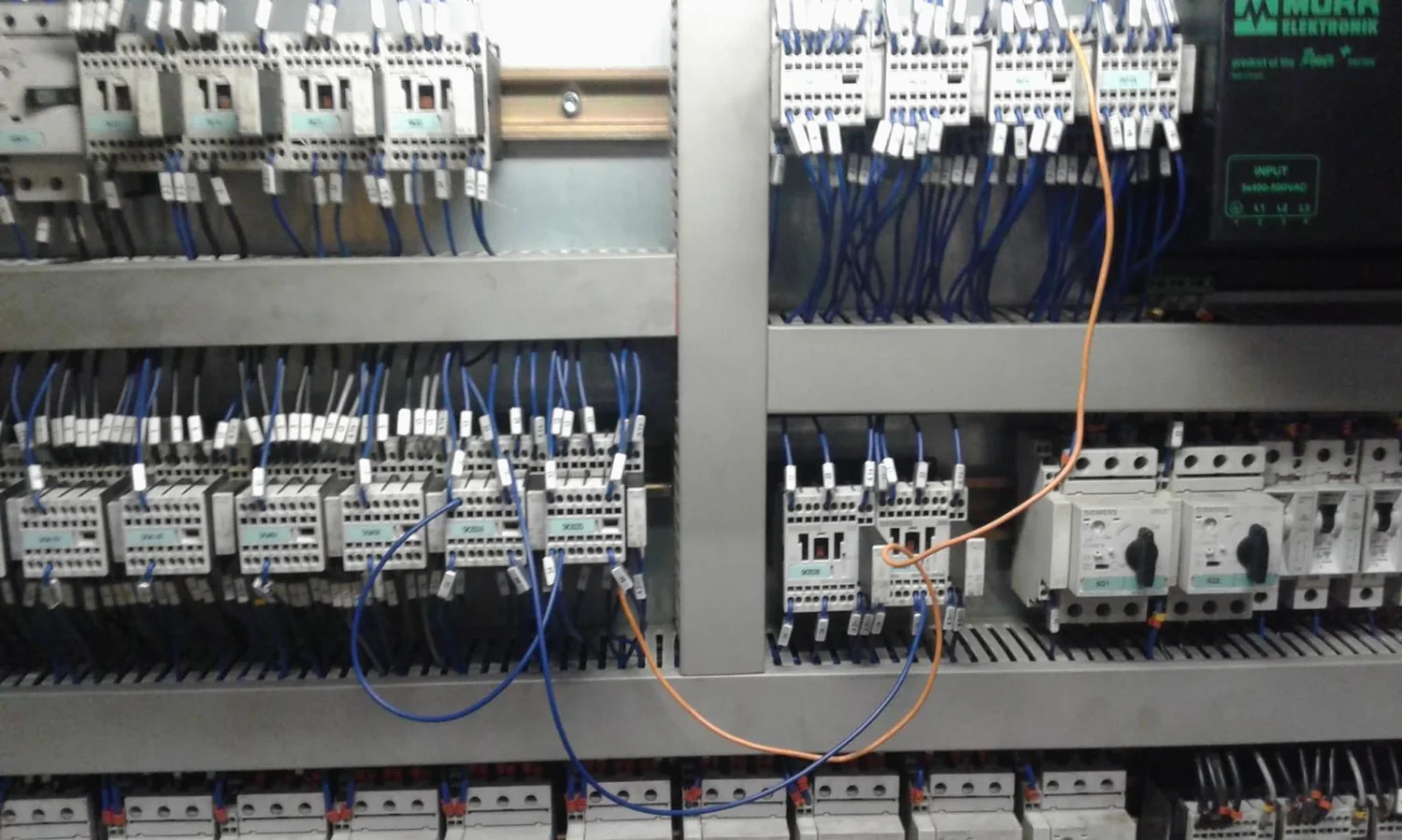 Industrial control cabinet and switchboard project
