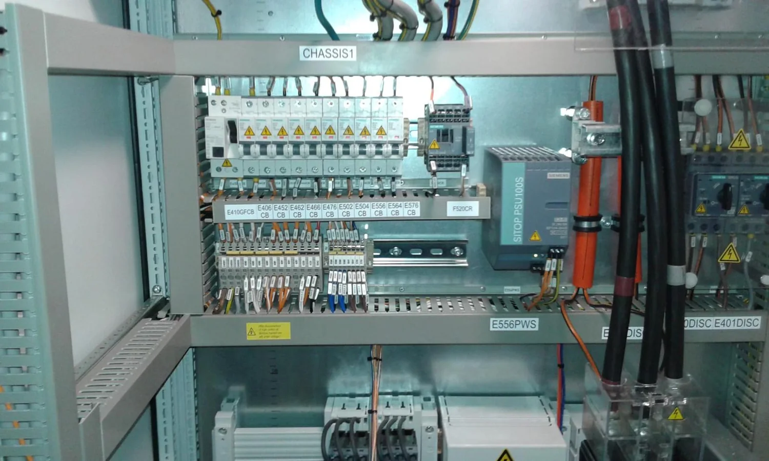 Industrial control cabinet and switchboard project
